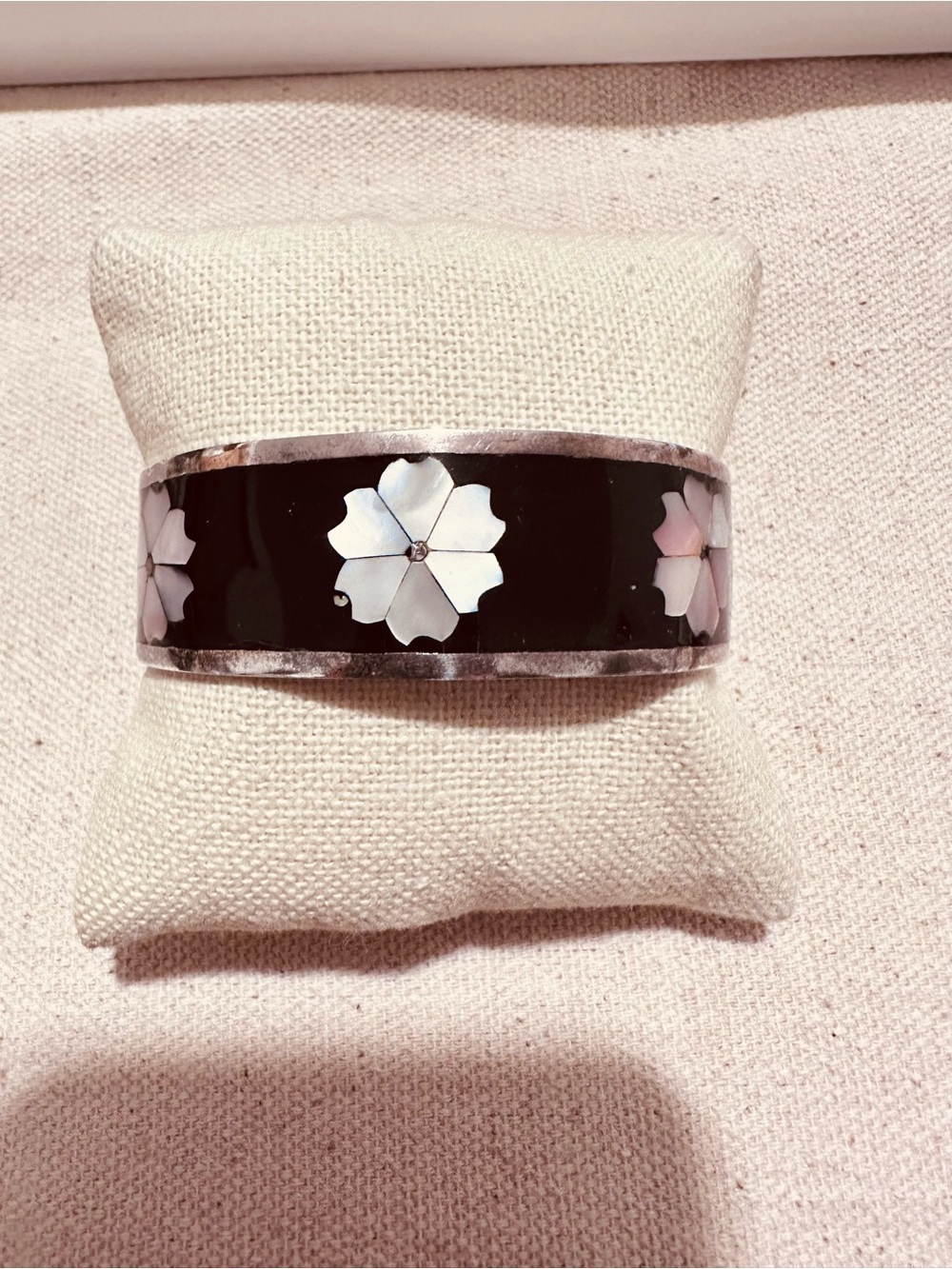 Vintage | Bracelet | Moonstone & Enamel Cuff